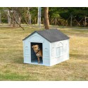 Casa para perros gris 65*75*63cm Perros