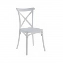 Pack 4 Sillas Crossback Blanca Sillas Modernas Tipo Eames DSW