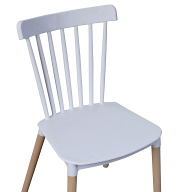 Pack 4 Sillas Windsor Blanca Sillas Modernas Tipo Eames DSW