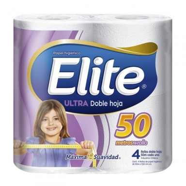 Manga 32 Rollos Elite 50 Metros Aseo y Limpieza