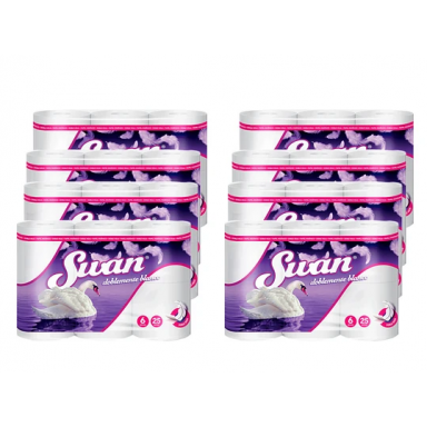 Papel Higiénico Swan Doble Hoja 22 Metros X 48 Rollos Inicio