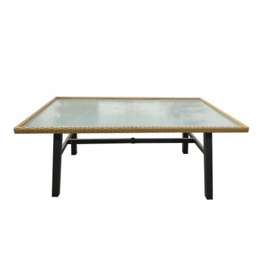 Mesa Monbard cubierta de vidrio Inicio