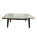 Mesa Monbard cubierta de vidrio Mesa plegable, Mesas