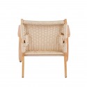 Butaca Sitial Danesa Wegner - Madera Hilo de Cuerda Sillas Modernas Tipo Eames DSW