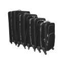 Maletas de Viaje 4 Ruedas. Juego 4 unidades Black 891 Maletas