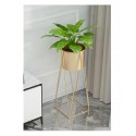Macetero Metal frame Gold 47 cm Maceteros