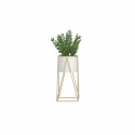 Macetero Metal frame Blanco 47 cm Maceteros