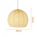 Lampara Rattan Luna Iluminación