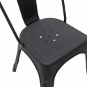 Pack 4 Sillas Tolix negro mate Sillas Modernas Tipo Eames DSW