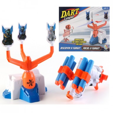 Lanza multiples dardos en movimiento Juguetes