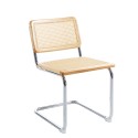 Pack de 2 Sillas Breuer Madera y Rattan - Madera Sillas de Comedor