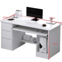 Escritorio Ibiza White 120cm Escritorios