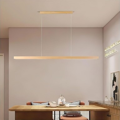 Lampara techo led Camacho wood Iluminación