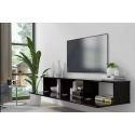 Rack TV Flotante Napoles Negro Racks TV
