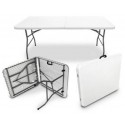 Mesa Plegable 180 cm color Blanco Inicio