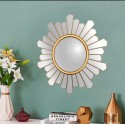 Espejo decorativo de pared dorado Decoración