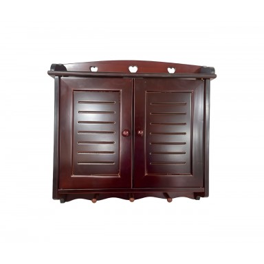 Gabinete de madera Caoba para baño YS-1113 Organización