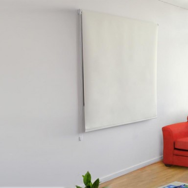 Cortina Roller Black Out Marfil Volgen Cortinas