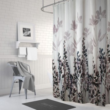 Cortina de baño acuarela Palermo Cortinas