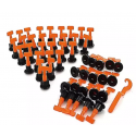 Nivelador de cerámica reutilizables 100 unidades + 2 llaves Herramientas