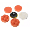 Set de 7 accesorios de discos para pulir auto Herramientas