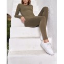 Conjunto primera capa: polera y calza de mujer, Baziani Vestuario
