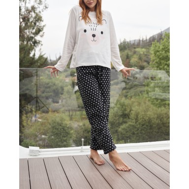 Conjunto pijama polar de mujer Baziani Vestuario