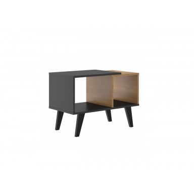 Mesa de Centro Castaño / Gris oscuro Mesa plegable, Mesas