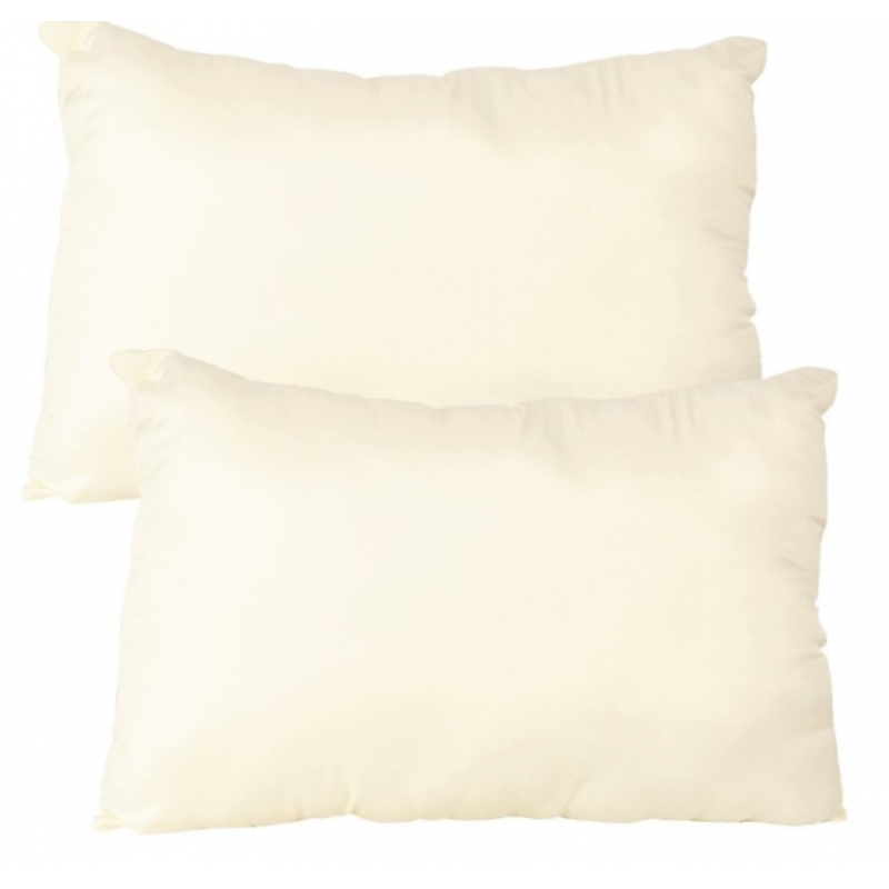Pack 2 Almohadas Premium Microfibra Crudo. Masel Almohadas