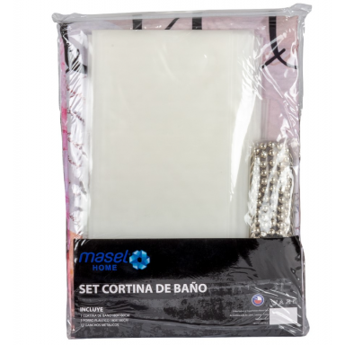Set de cortina de baño Bonjour, Masel Cortinas