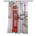 Set de cortina de baño London Telephone, Masel Cortinas