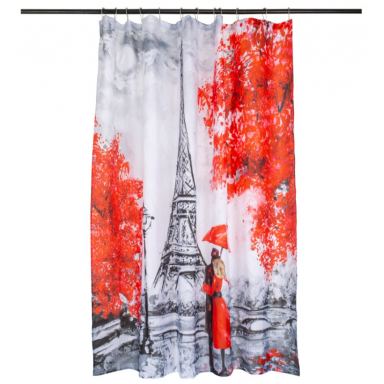 Set de cortina de baño Paris Eiffel, Masel Cortinas