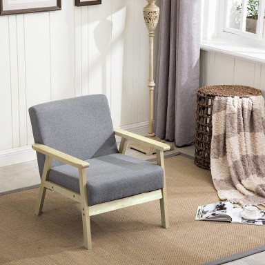 Poltrona madera Reims gris oscuro Sillas Modernas Tipo Eames DSW