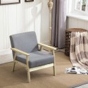 Poltrona madera Reims gris oscuro Sillas Modernas Tipo Eames DSW
