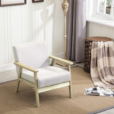 Poltrona madera Reims gris clara Sillas Modernas Tipo Eames DSW