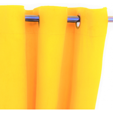 Cortina argollas Felpa New Velvet Amarillo, Masel Cortinas