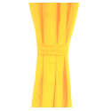 Cortina argollas Felpa New Velvet Amarillo, Masel Cortinas