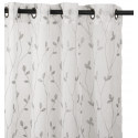Set de Cortinas Argollas Teresita Gris, Masel Cortinas