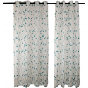 Set de Cortinas Argollas Teresita turquesa, Masel Cortinas