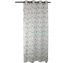 Set de Cortinas Argollas Teresita turquesa, Masel Cortinas