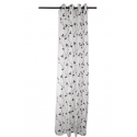 Set de Cortinas Argollas Teresita negro, Masel Inicio