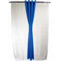 Set de cortinas 8 piezas, modelo Yasmin azul, Masel Cortinas