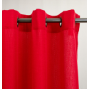 Set de cortinas 8 piezas, modelo Yasmin Rojo, Masel Cortinas