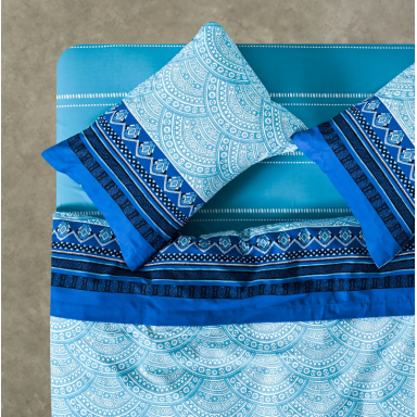 Sábanas 144 hilos, diseño Mandala, Cannon Sábanas