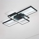 Lampara led geometrica negra Iluminación