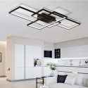 Lampara led geometrica negra Iluminación