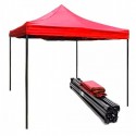 Toldo plegable 3x3 metros. Color Rojo Toldos