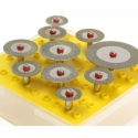 10 Discos Corte Diamante Abrasivos Dremel Accesorios Herramientas