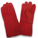 Guantes Para Soldar Descarne Rojo Herramientas