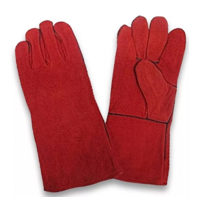 Guantes Para Soldar Descarne Rojo Herramientas